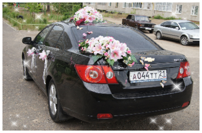 Волшебный сад или как украсить цветами свадебную машину